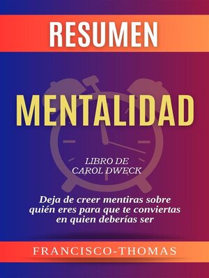 cover image of Resumen de Mentalidad Libro de Carol Dweck--La Actitud del Éxito
